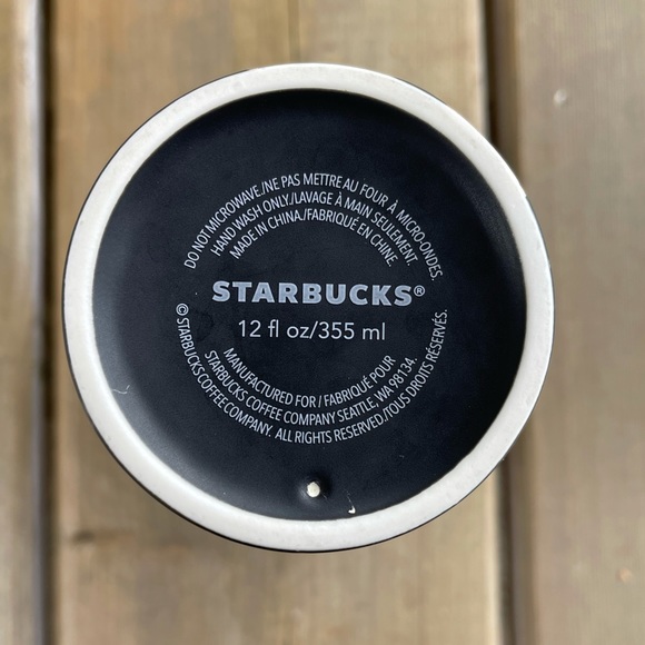 Starbucks Matte Black “&” Double Walled Travel Mug - Picture 11 of 11